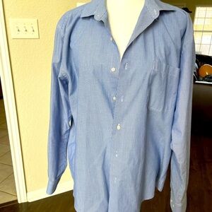 Men’s striped button shirt